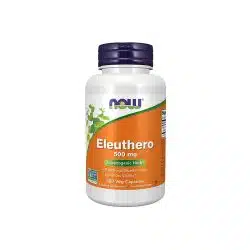 Now Foods Eleuthero 500 mg 100 capsules