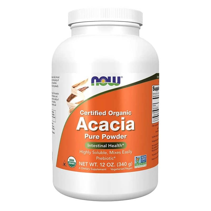 Now Foods Fiber Powder Organic Acacia 12 Ounce 340 grams 2 1