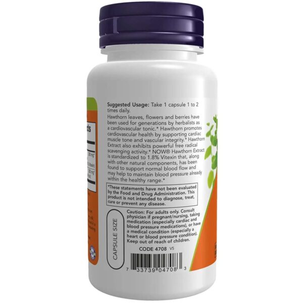 Now Foods Hawthorn Extract 300mg Veg capsules 90 capsules 3