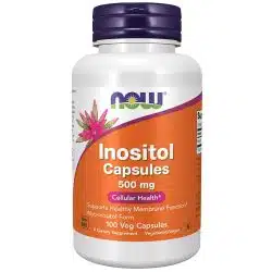 Now Foods Inositol Capsules 500 mg 100 Capsules 1