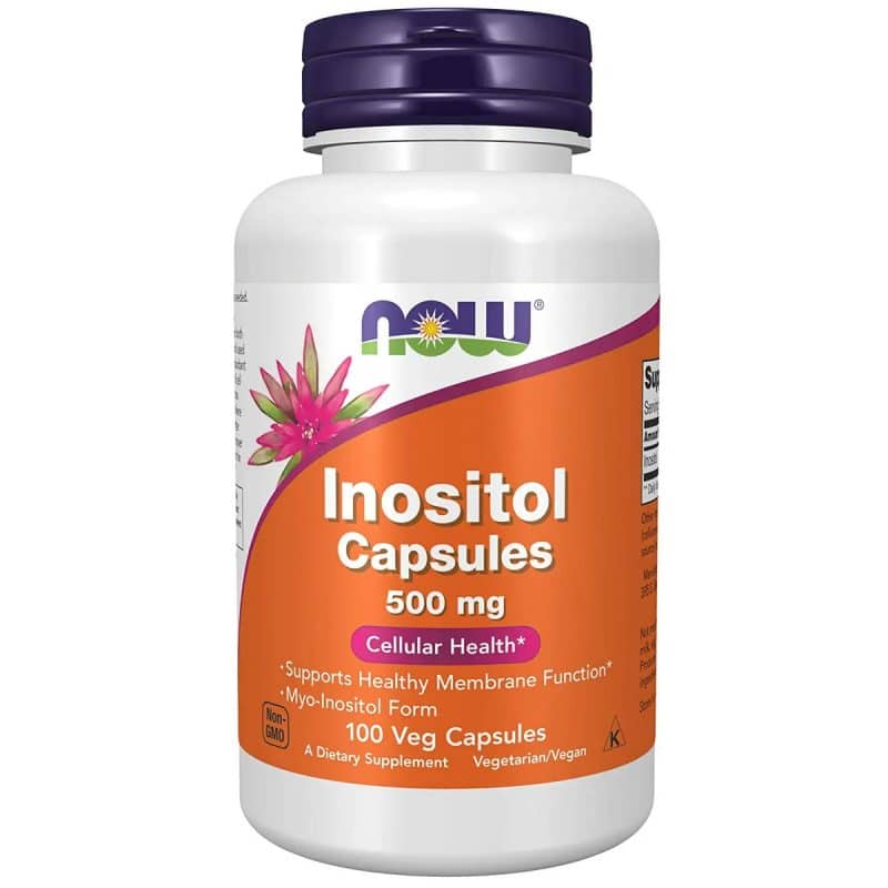 Now Foods Inositol Capsules 500 mg 100 Capsules 1