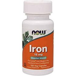Now Foods Iron 18 mg 120 capsules 2 1