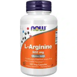Now Foods L arginine 500mg 100 capsules