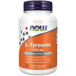 Now Foods L tyrosine 500mg 120 capsules