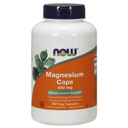Now Foods Magnesium Capsules 400 mg 180 capsules 1