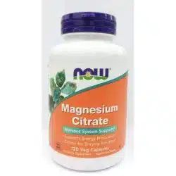 Now Foods Magnesium Citrate 400 mg 120 capsules