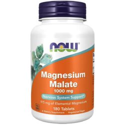 Now Foods Magnesium Malate 1000 Mg Nervous System Support Capsules 180 capsules 2