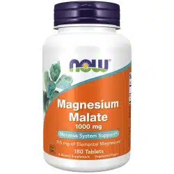 Now Foods Magnesium Malate 1000 Mg Nervous System Support Capsules 180 capsules 2
