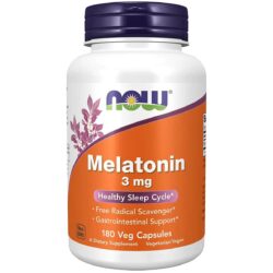 Now Foods Melatonin Capsules 3mg 180 Capsules 3