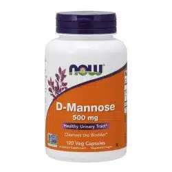 Now Foods N F D Mannos 500 mg 120 capsules 2