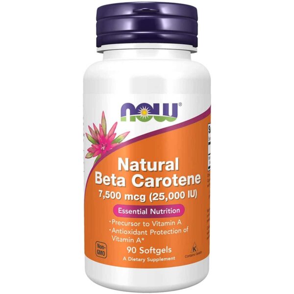 Now Foods Nat Beta Carotene 90 capsules 2