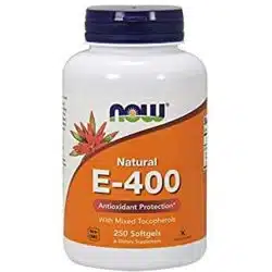 Now Foods Natural E 400 With Mixed Tocopherols 250 capsules