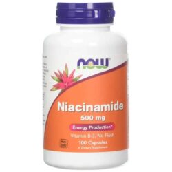 Now Foods Niacinamide Capsule 500 mg Pack of 2 100 Capsules 3