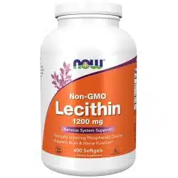Now Foods Non GMO Lecithin 1200 mg 400 softgels 3