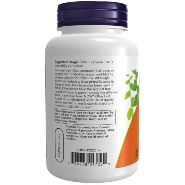 Now Foods Olive Leaf Extract Capsule 120 capsules 2