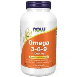 Now Foods Omega 3 6 9 1000mg 250 capsules