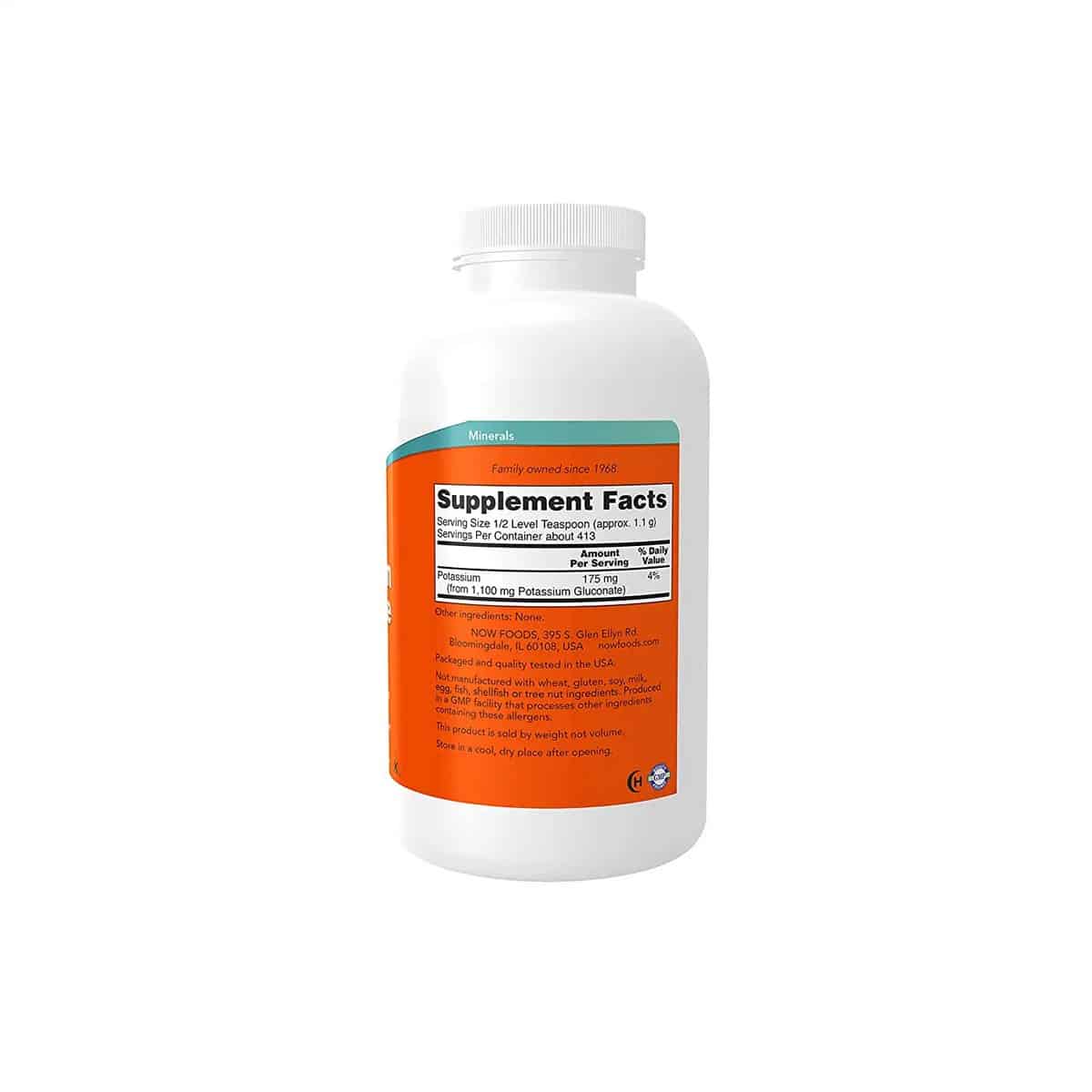 Potassium Gluconate Pure Powder, 1 lb (454 g)