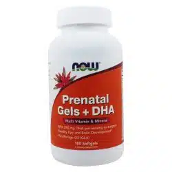 Now Foods Prenatal Gels DHA 180 softgels