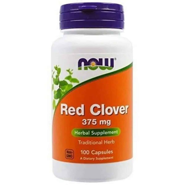 Now Foods Red Clover 375 Mg 100 Capsules 3
