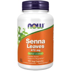Now Foods Senna Leaves 470 mg 100 capsules 2