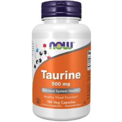 Now Foods Taurine 500 mg 100 capsules