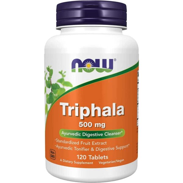 Now Foods Triphala 500 mg 120 tablets