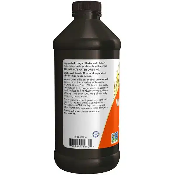 Now Foods Wheat Germ Nutritional Oil 473 ml
