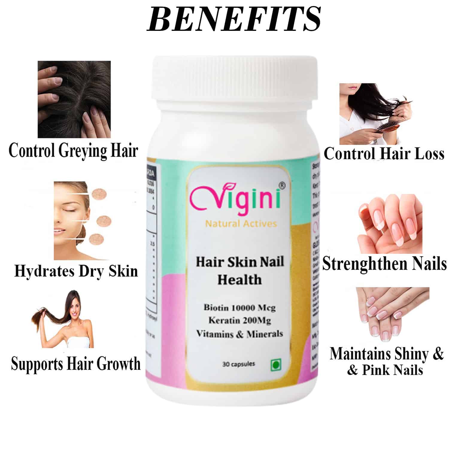 Skin, Hair & Nail Nutrition Combo – VitaBright