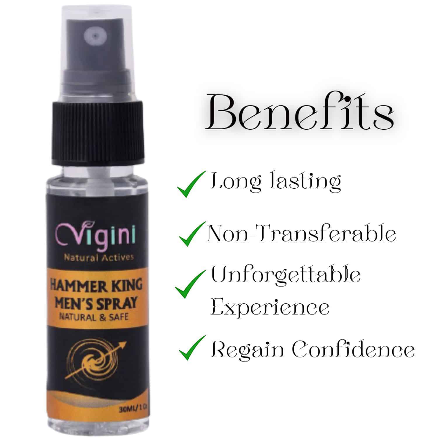 Vigini Natural Hammer King Intimate Deodorant Spray Men (30 ml) | RichesM  Healthcare