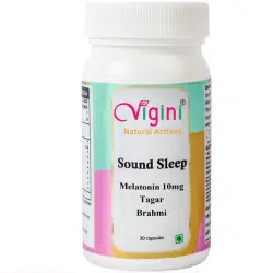 Vigini Natural Sound Sleep Melatonin 10mg Deep Sleeping 30 Cap. 1