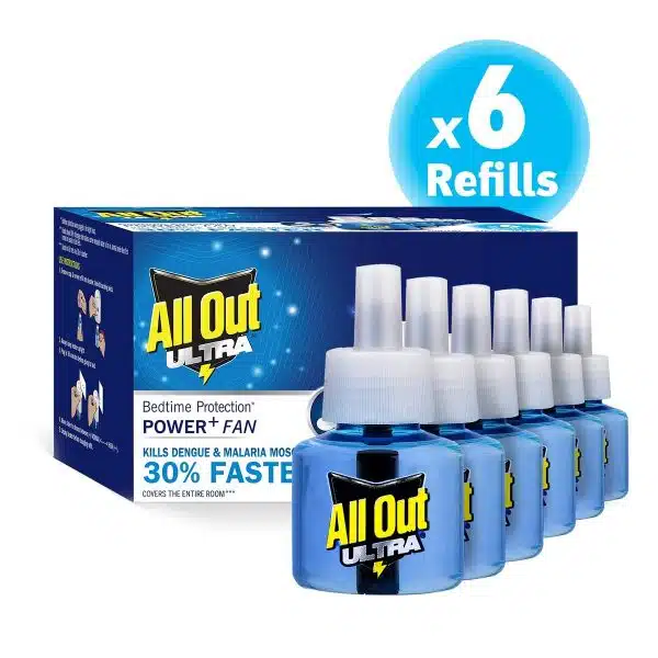 All Out Ultra Mosquito Repellant Refill Pack of 6 45 ml 3