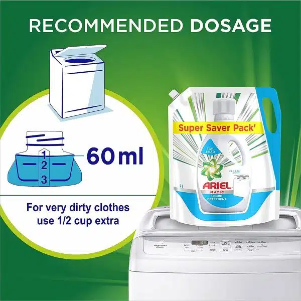 Ariel Matic Liquid Detergent Top Load 2 lt 2