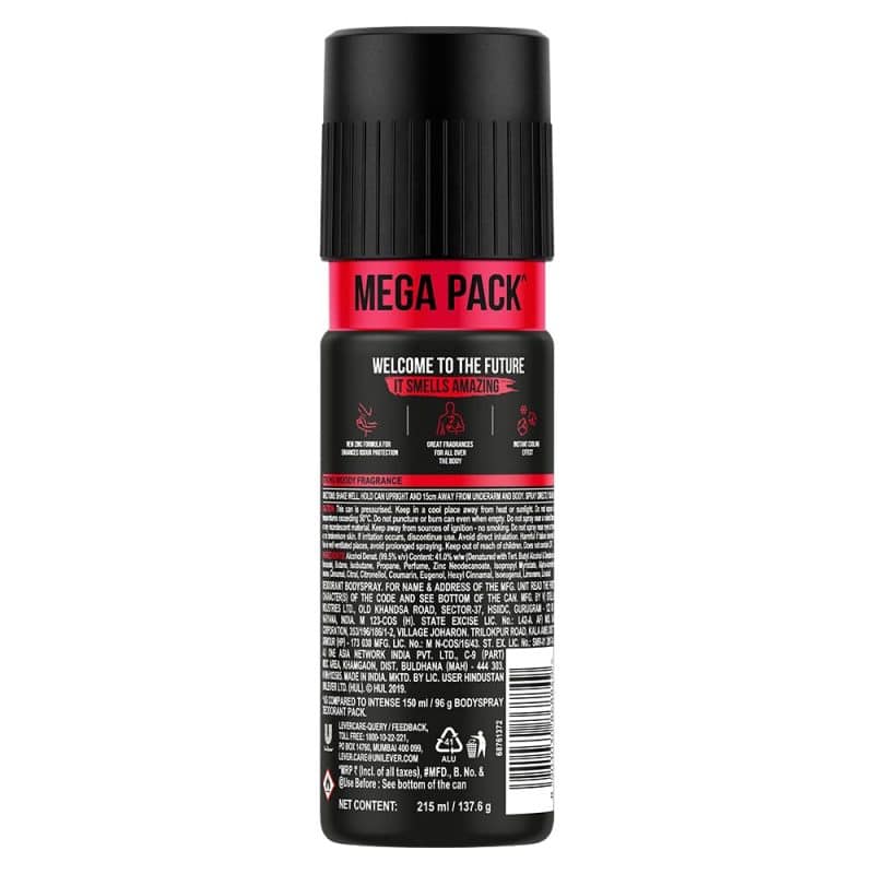 Axe Intense Deodorant Bodyspray For Men 215 ml 2