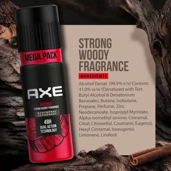 Axe Intense Deodorant Bodyspray For Men 215 ml 3