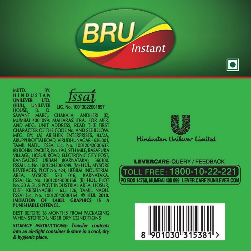 Bru Instant Coffee Refill 50 grams