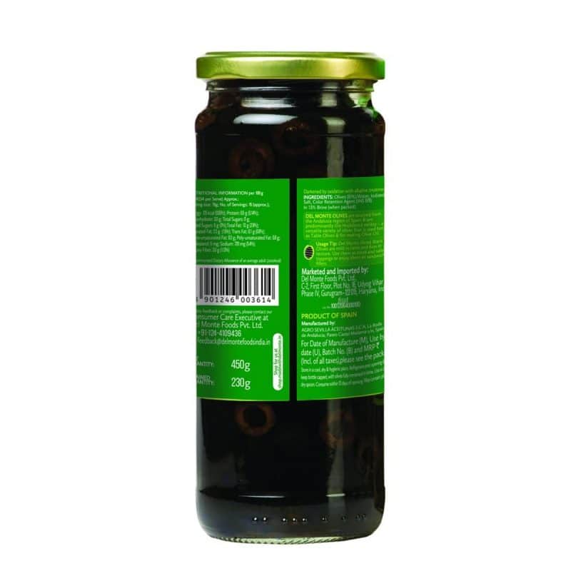 Del Monte Black Sliced Olive 450 grams 2