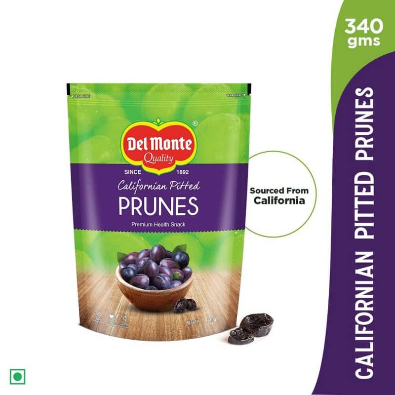 Del Monte Pitted California Prunes Health Snack 340 grams