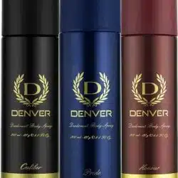 Denver Caliber Pride and Honour Combo Deodorant Spray For Men 600 ml Pack of 3 1