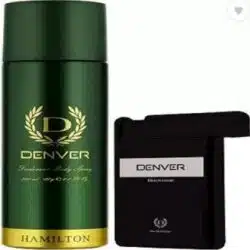 Denver Hamilton Deo 165 ml Black Code Pocket Perfume Pack 18 ml 1