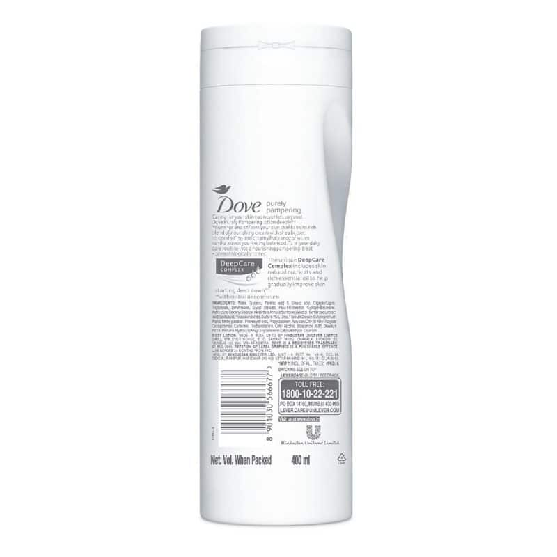 Dove Purely Pampering Nourishing Lotion 400 ml 3