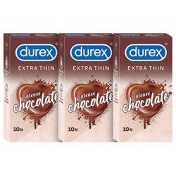 Durex Chocolate Flavoured Condoms 10n Pack of 3