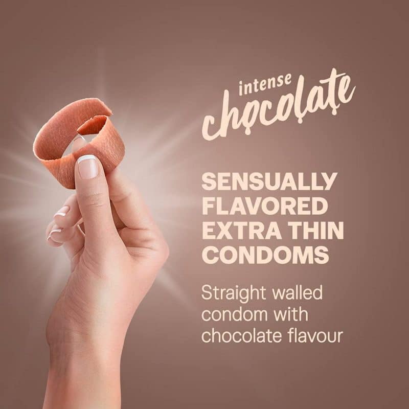 Durex Chocolate Flavoured Condoms For Men 10s 4 1