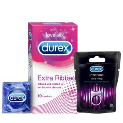 Durex Condoms Extra Ribbed 10 Count Durex Play Vibrations Ring 3