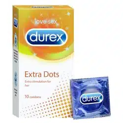 Durex Extra Dotted Condoms For Men 10 Count 3