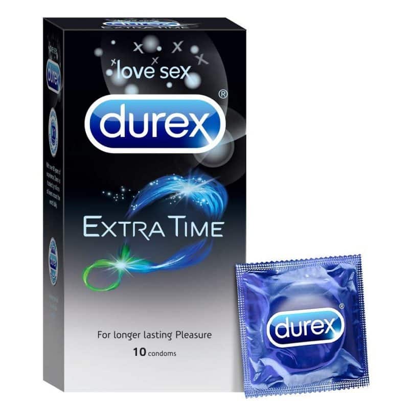 Durex Extra Time Condoms For Men 10S 4