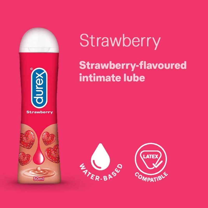 Durex Lube Strawberry Lubricant Gel 50ml