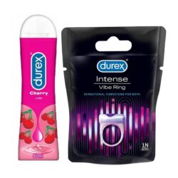 Durex Play Lubricant Gel Cheeky Cherry 50 ml Durex Play Vibrations Ring 6