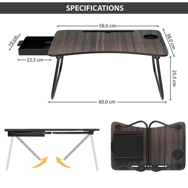 ELV DIRECT Multipurpose Portable Table