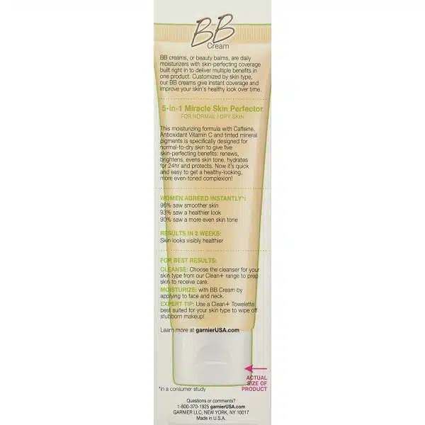 Garnier B.B. Cream 5 in 1 Miracle Skin 75 ml 4