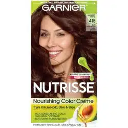Garnier Hair Color 415 Soft Mahogany Dark Brown 212 grams